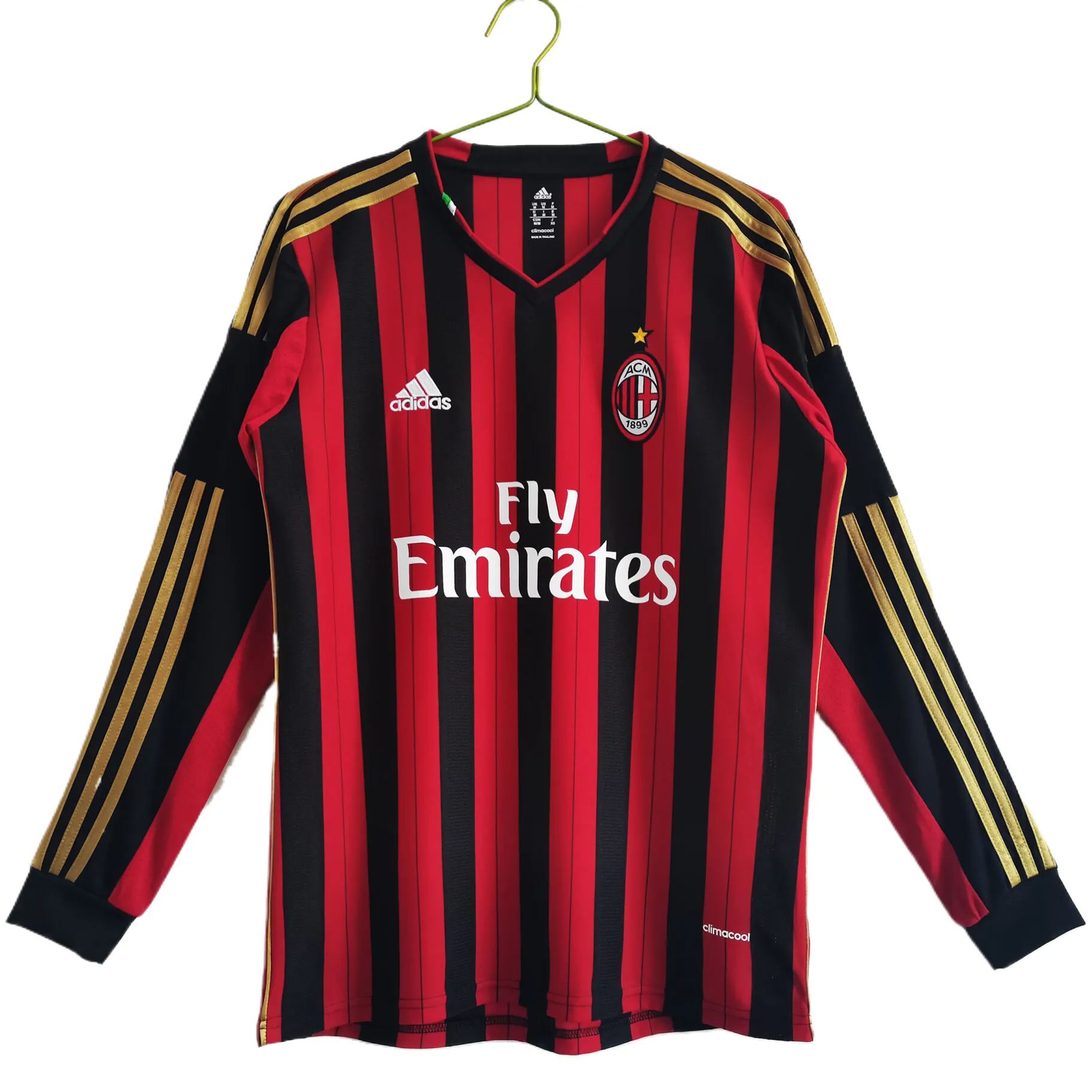 Retro 13/14 AC Milan Home Kit long sleeves