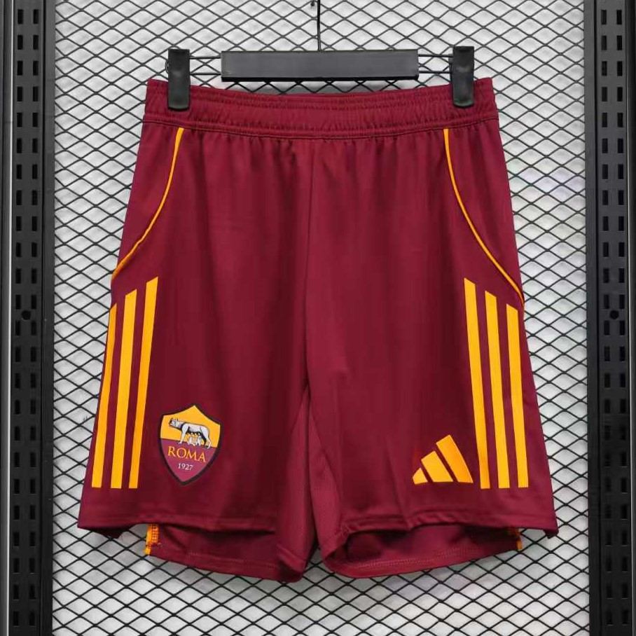 As Roma Player Version Shorts Roma 25/26 Home S-XXL