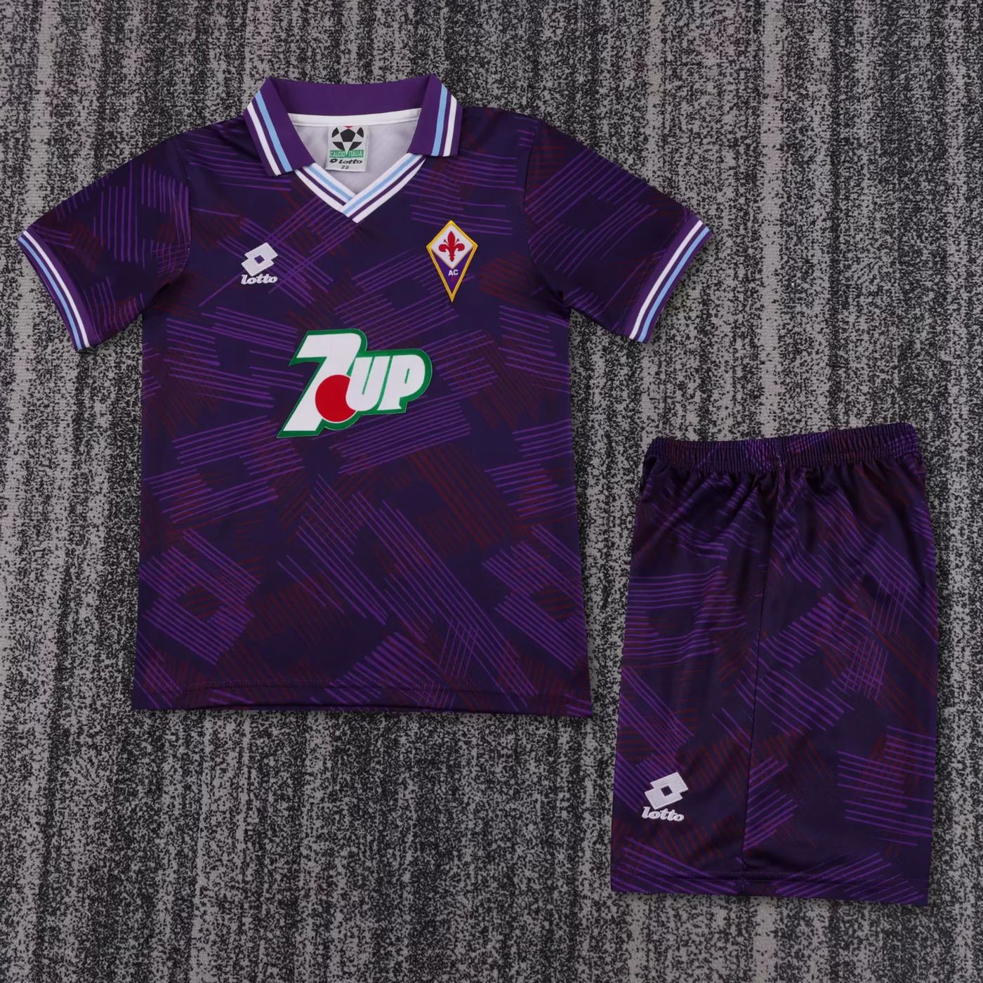 Acf Fiorentina Kids Retro Kit Fiorentina 92-93 Home