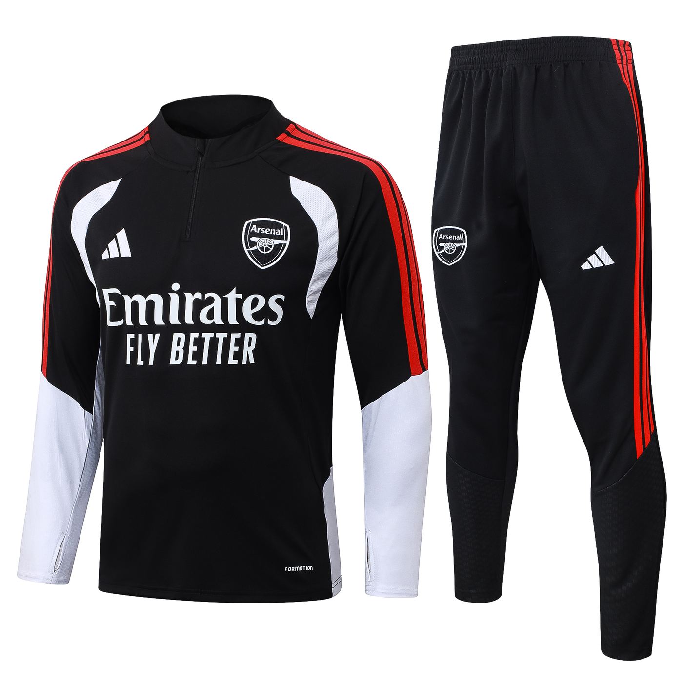 Arsenal 26/27 Half Zipper Training Suit - Black
