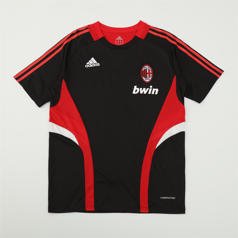 2006/07 AC Milan Retro Short Sleeves Training Jersey - Black