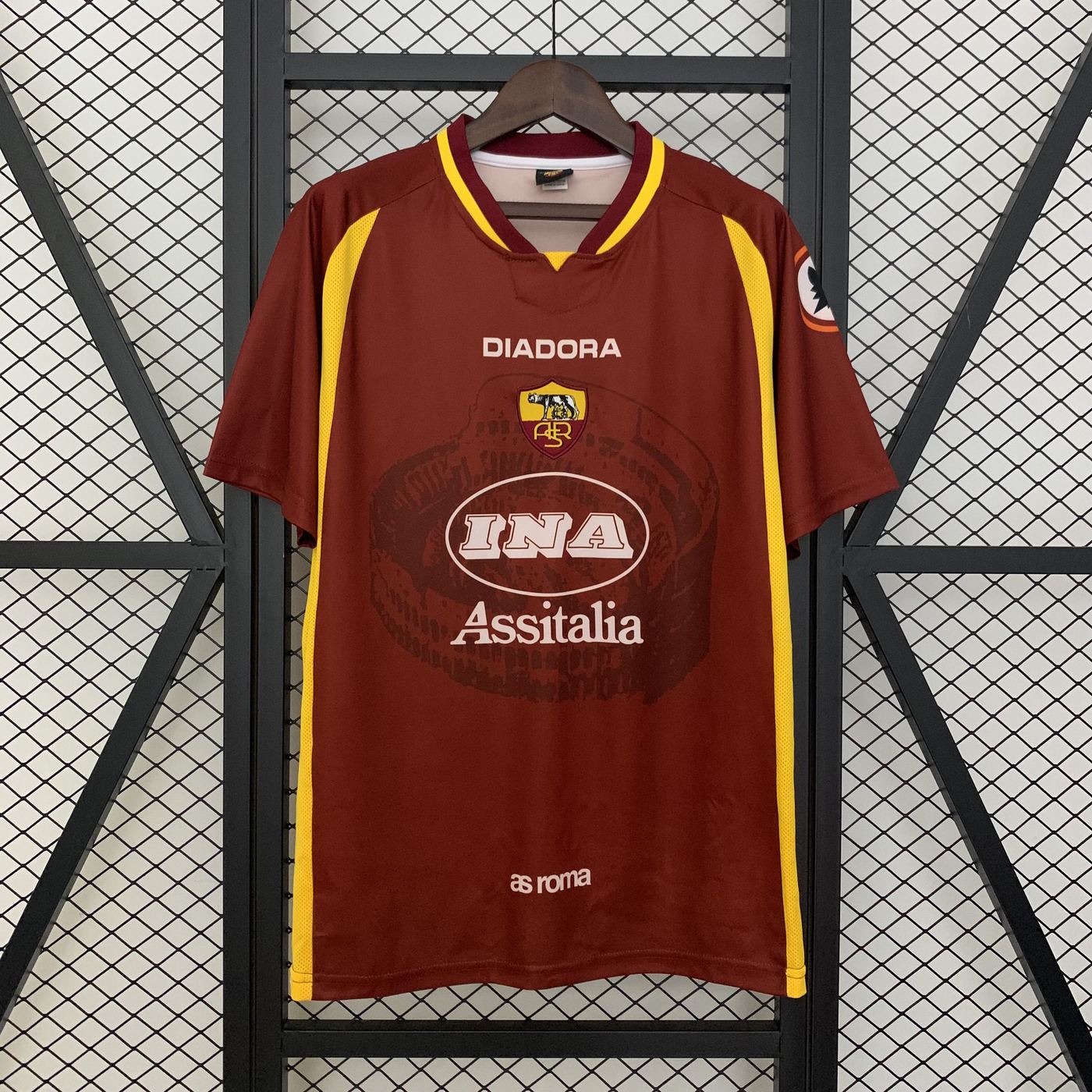 As Roma Retro 97/98 Roma Home S-XXL