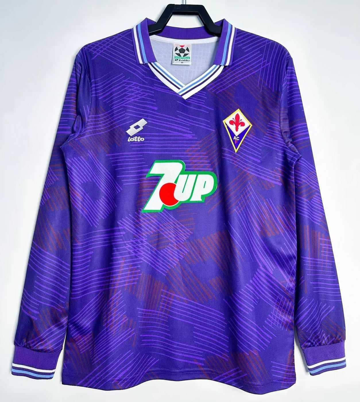Acf Fiorentina Fiorentina 1992/93 Home Kit Long Sleeves Size:S~XXL