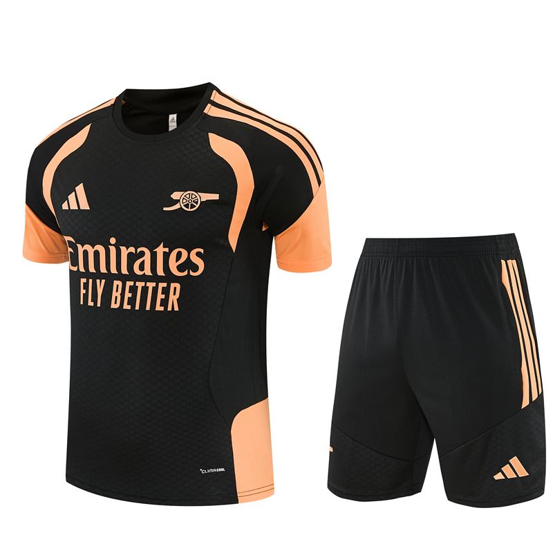 Arsenal 26/27 Short Sleeves Training Suit-Black