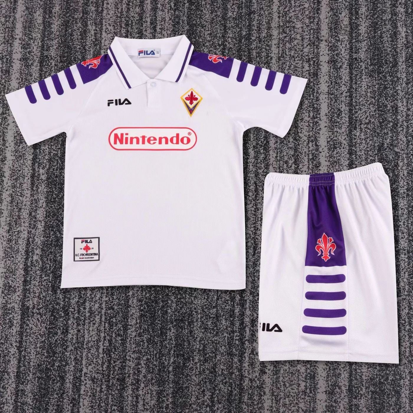 Acf Fiorentina Kids Retro Kit Fiorentina 98-99 Away